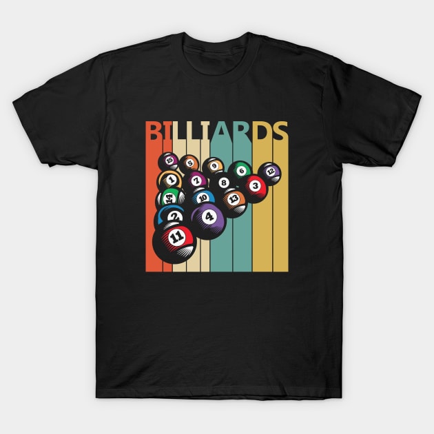 Billiards Gifts - Vintage 1980s Billiards T-Shirt by GWENT